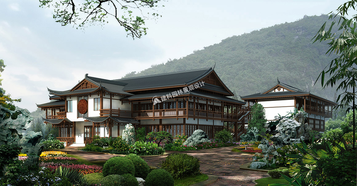 不同風(fēng)格、類型的建筑及其建筑不同部位的植物配置